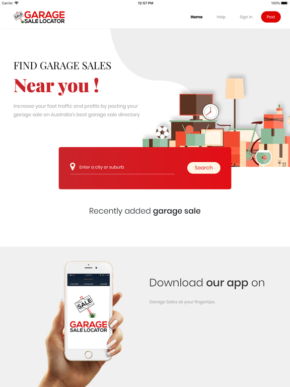 Screenshot #4 pour Garage Sale Locator