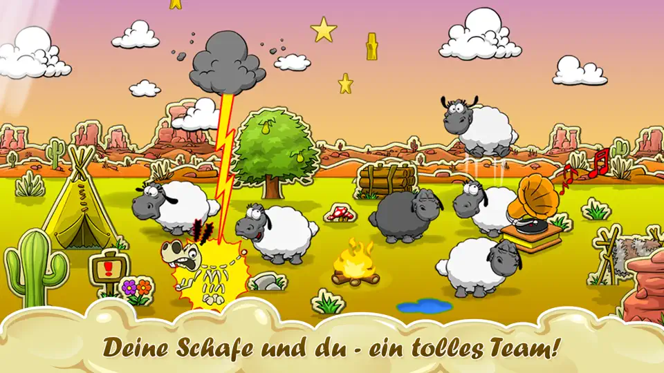 Screenshot von Clouds & Sheep auf dem iPhone 3