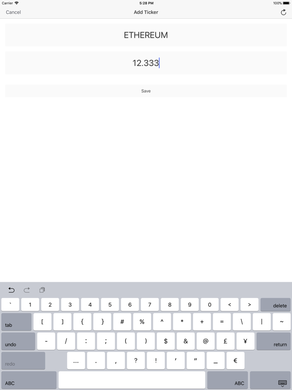 Screenshot #6 pour Cryptolio - track your cryptos