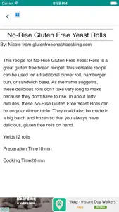 FaveGlutenFreeRecipes screenshot #2 for iPhone