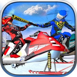 SnowMobile Illegal Bike Racing