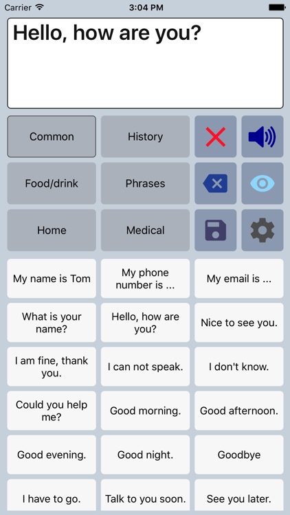 Speech Assistant AAC
