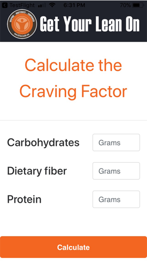 Craving Factor Formula