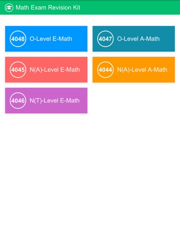 Math Exam Revision Kit iPad screenshot