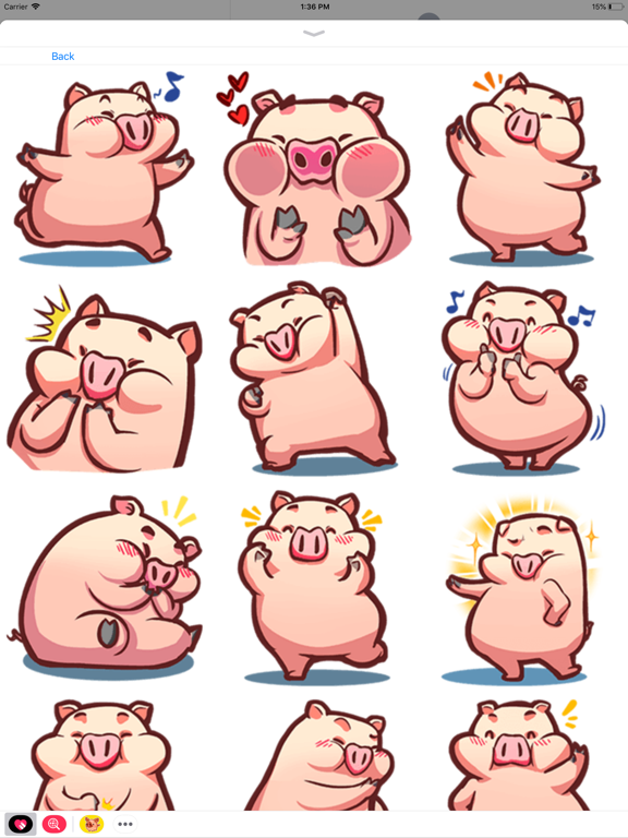 Screenshot #3 for Piggy Stickers Collection