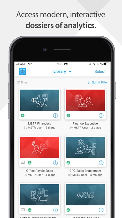 MicroStrategy Library