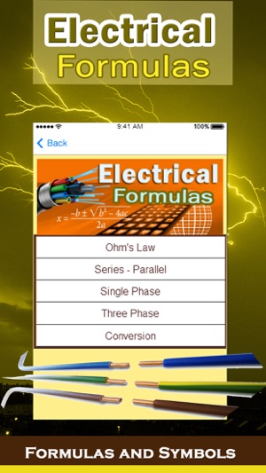 Electrical Calculator with Formulas and Symbols(圖4)-速報App