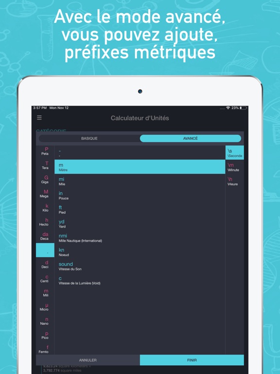 Screenshot #6 pour Calculateur d'unités de mesure