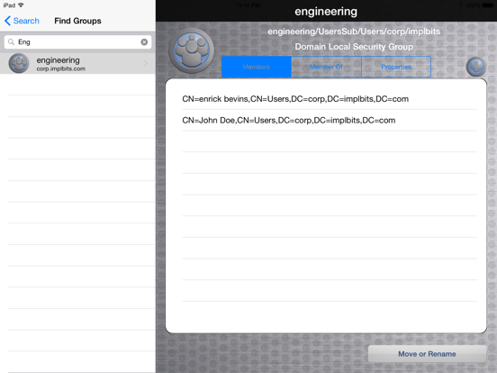 App screenshot