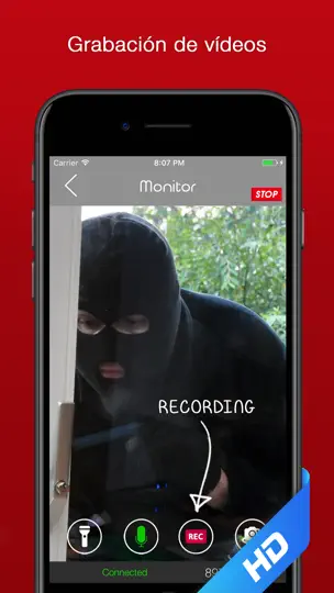 Captura de pantalla de Cámara Vigilancia－ App De Vídeo Vigilancia en iPhone 2