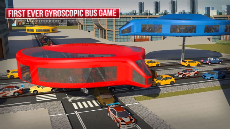 Futuristic Gyro Bus Driver 3D