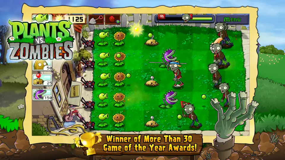 Скриншот Plants Vs. Zombies™ на iPhone 1