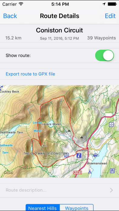 Lake District Maps Offline Screenshot