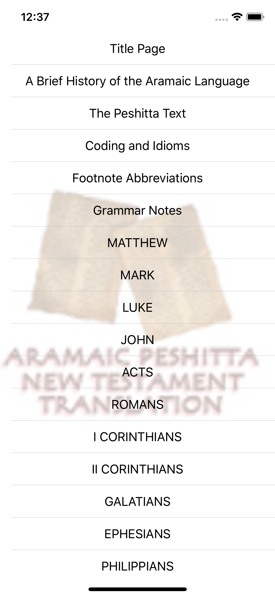 Aramaic New Testament