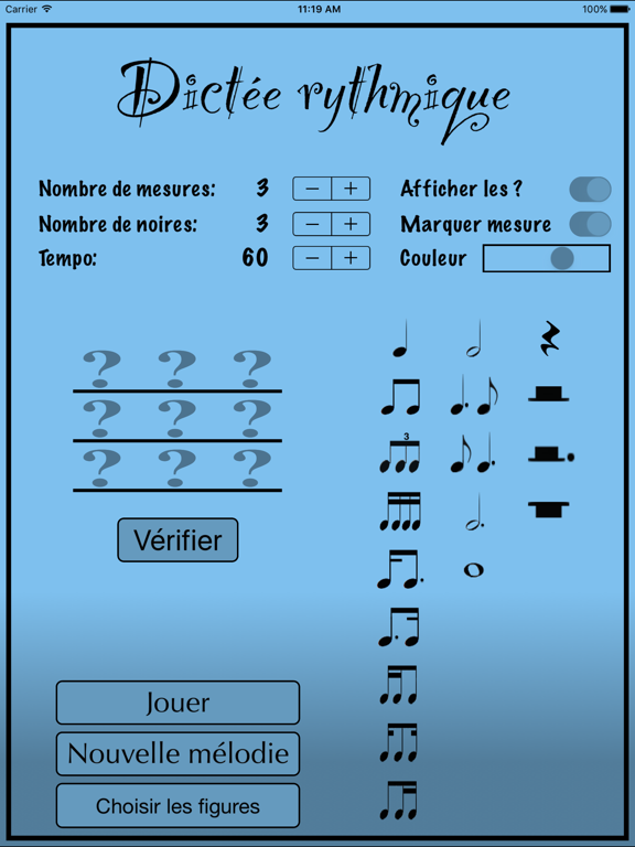 Screenshot #5 pour Dictée rythmique