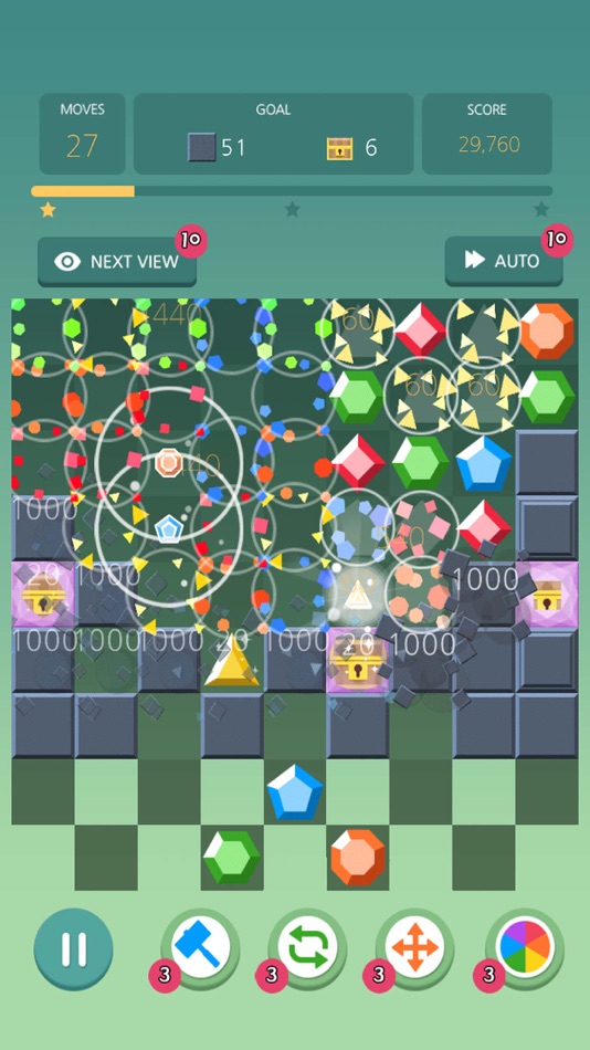 #3. Jewelry Match Mania (iOS) Podle: MOBIRIX