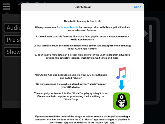 Audio Ape iPad screenshot 4 - Music app