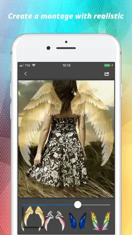 Game screenshot Light Wings Effect - Montage apk