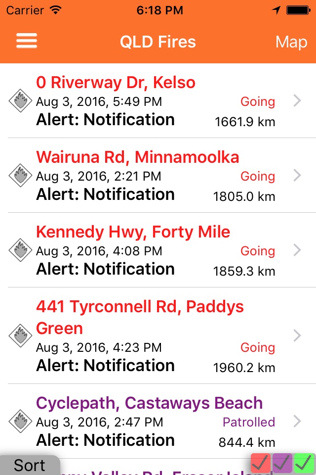 QLD Fires screenshot 2