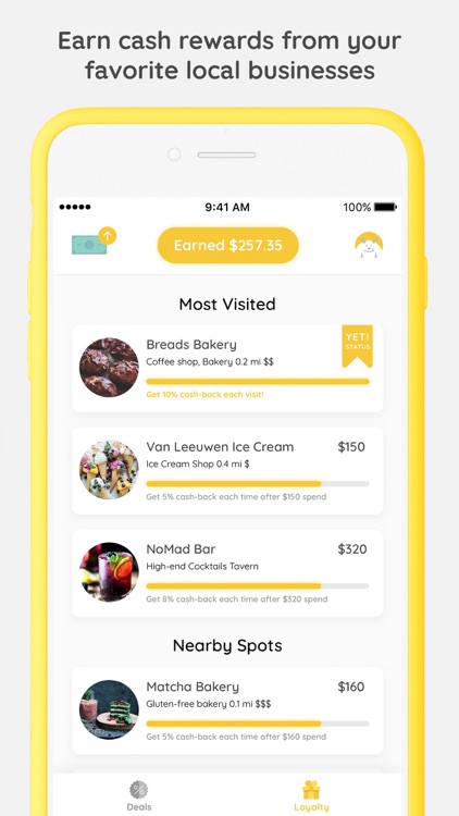 BetterYet - Local Cash Rewards