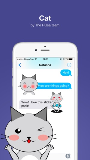 Cat - Cute stickers(圖1)-速報App