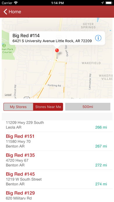 Big Red Mobile Screenshot