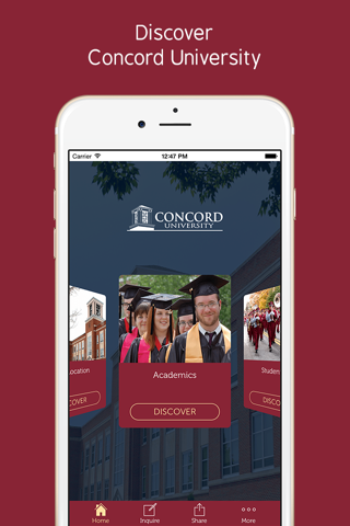 Concord University - Prospective Students App screenshot 2