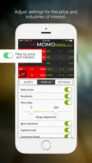 momo stock discovery & alerts iphone screenshot 2
