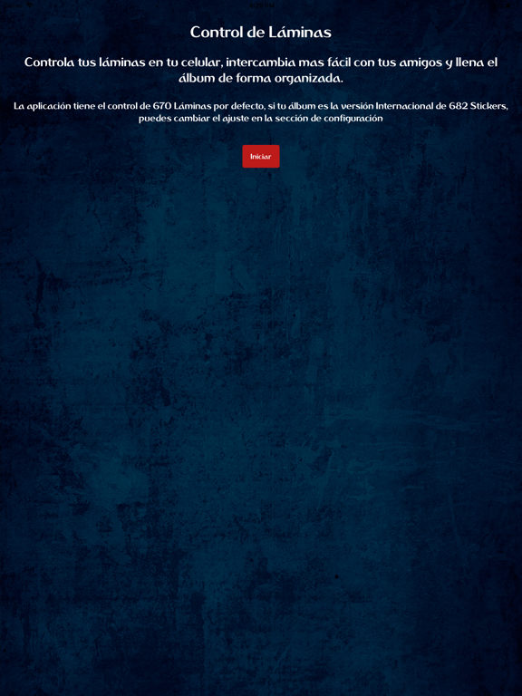 Láminas iPad screenshot 1 - Sports app