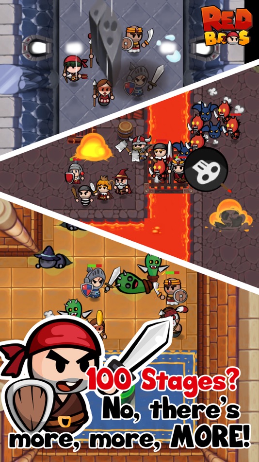 #1. Redbros (iOS) 由: PLAYHARD