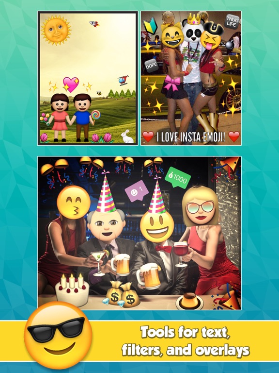 Screenshot #6 pour Insta Emoji Photo Editor