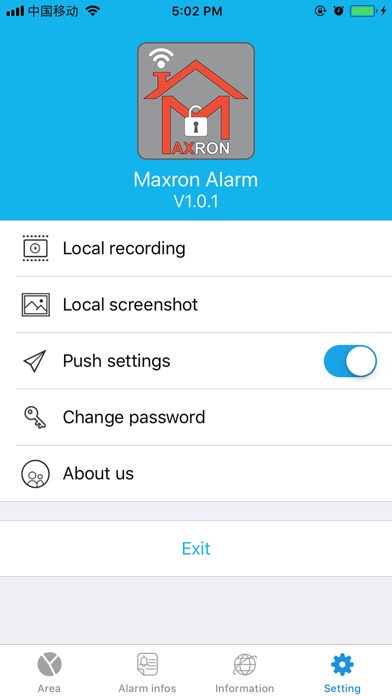 Maxron Alarm screenshot 2