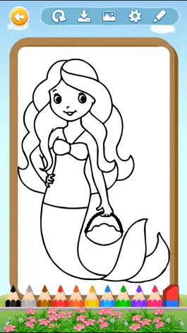 Game screenshot Draw a Princess for Kids apk