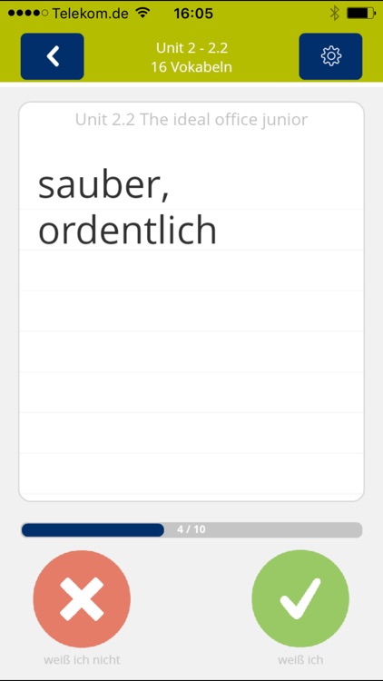 Büro 2.1, Office now! Vokabeln screenshot-4