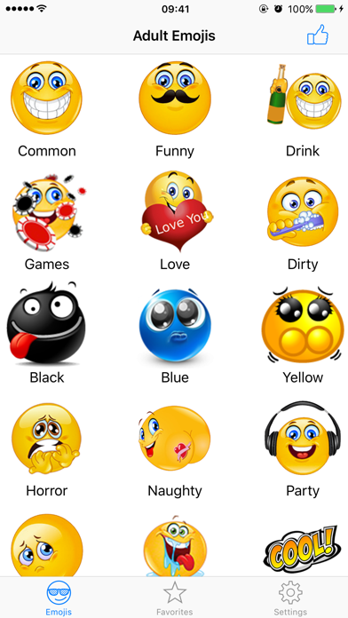 Screenshot #2 pour Adult Emojis Smiley Face Text