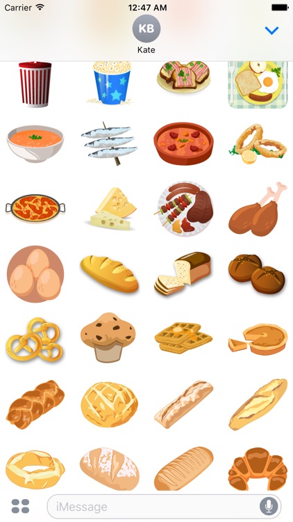 Yummy Food Stickers screenshot-3