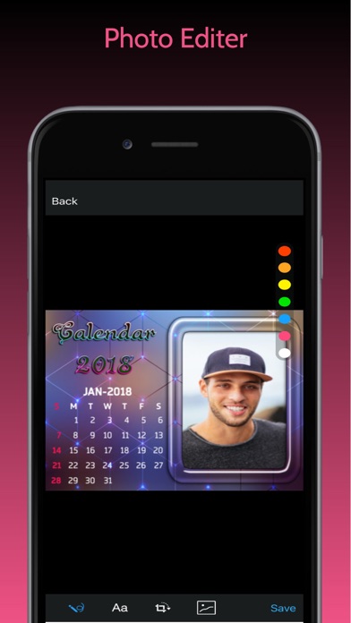 Calendar Photo Frame Editor screenshot 4