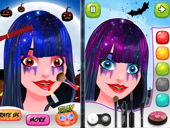 Screenshot #5 pour Halloween Makeup: DressUp Game