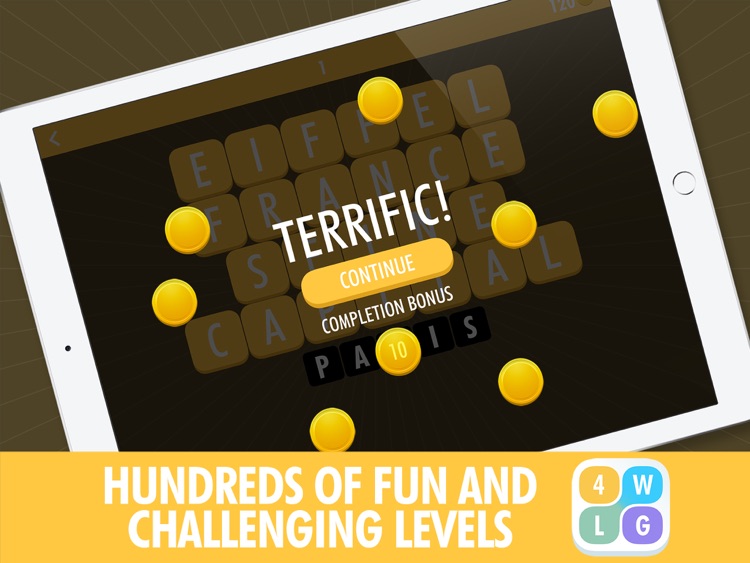 Four Word Link Game HD screenshot-4