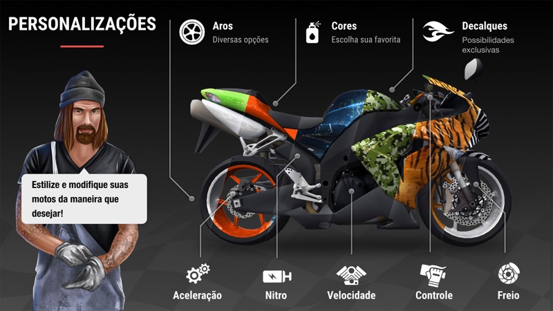 Racing Fever: Moto screenshot 2