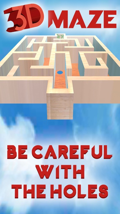 3D Wooden Classic Labyrinth  Maze Games with traps screenshot 2