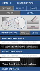 Lateral Pipe Calculator screenshot