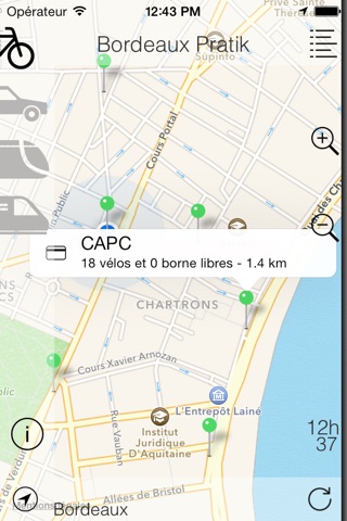 Bordeaux, VCub, Tram/Bus, Park screenshot 3