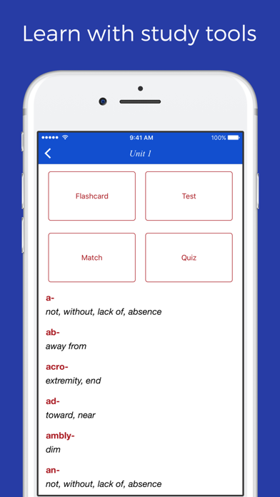 Medical terminology - roots Screenshot