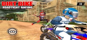 Dirt Bike Road Fight Racing screenshot #5 for iPhone