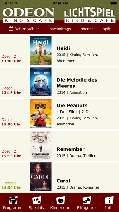 How to cancel & delete Lichtspiel/Odeon Kino Bamberg from iphone & ipad 1