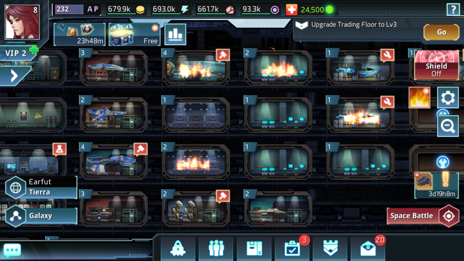 #4. Over Space (iOS) 由: Player Two Games
