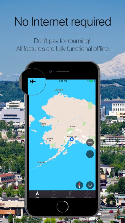 Alaska, USA Offline Navigation