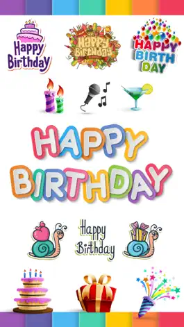 Game screenshot Happy Birthday Stickers Pack mod apk