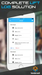 One Rep Max Calculator - 1RM Lift Log screenshot #3 for iPhone